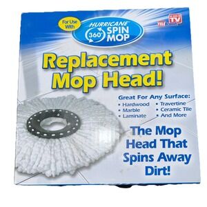 2013 Hurricane Spin Mop‎ Replacement Mop Heads for As Seen On TV by BulbHead New